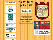 Tablet Screenshot of festivalcountrydematane.qc.ca